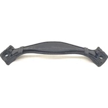 Hobi Mobilya Tasarımı Için 25X120MM Antika Oksit Pirinç Deste Kapı Kulbu
