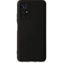 Uravas Store Newface Xiaomi Redmi Note 11T Kılıf Nano Içi Kadife Silikon - Siyah