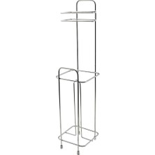 Uravas Store Kare Metal - Krom Yedekli̇ Wc Kağitlik (5047)