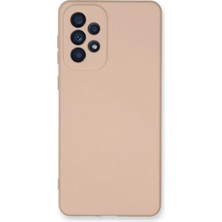 Modamizo Mey Ithalat® Samsung Galaxy A33 5g Kılıf Nano Içi Kadife Silikon - Pudra