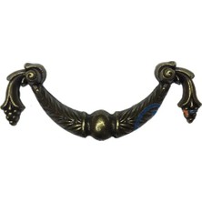 Dekoratif Zamak Üzümlü Kulp - 64MM, Antik, 100 Adet
