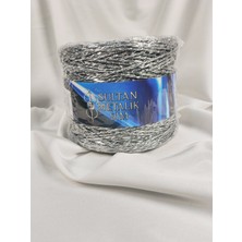 Sultan Gümüş Metalik Sim El Örgü Ipi (1 ADET)-(200GR.-200MT.)