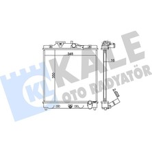 Kale Mixdepo Radyatör Civic V-Vi-Crx Iii Al/pl/brz 350X348X17