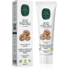 Eyüp Sabri Tuncer Diş Macunu 90 ml Plak ve Tartar Karşıtı Doğal Ceviz Kabuğu Özlü Ferah Aromalı Vegan