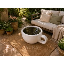 Aura El Yapımı Dev Fincan Tasarım Orta Sehpa