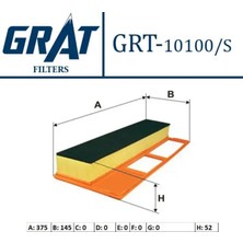 Hava Filtresi Grat 10100/S Doblo Albea 1.3