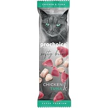 Uravas Store Prochoice Softy Bites Tavuk ve Ton Balıklı, Kediler Için Yumuşak Atıştırmalık 10 gr x 24 Adet