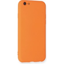 Uravas Store Apple Iphone 6 Kılıf Nano Içi Kadife Silikon - Turuncu