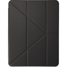 Uravas Store Apple Ipad Pro 11 (2024) Kılıf Color Karbon Tablet Kılıfı - Koyu Gri