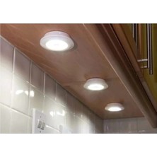 Uravas Store Uzaktan Kumandalı 3 Lü Spot LED Lamba Kablosuz Pilli Işıldak