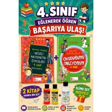 Ata Yayıncılık 4.sınıf Neşeli Matematik Öyküleri + Eğitici Öykülerle Okuduğumu Anlıyorum (Slime Set Hediyeli)