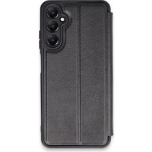 Uravas Store Samsung Galaxy A25 5g Kılıf Flip Cover - Siyah