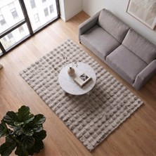 Derya Home Koridor Falcon Kahve Kabartmalı Peluş Halı Odalar ve Salon Için Modern Halı