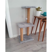 Empressco Mega Boy Step Kedi Tırmalama Tahtası, Gri, Dayanıklı ve Eğlenceli