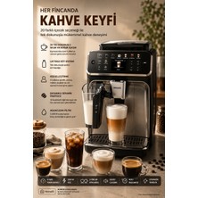 Philips 5500 Serisi Lattego Tam Otomatik Kahve Makinesi - Renkli Ekran - Quickstart - Buzlu Kahve