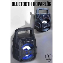 Uravas Store Taşınabilir Bluetooth Hoparlör LED Işıklı Uzun Pil Ömrü