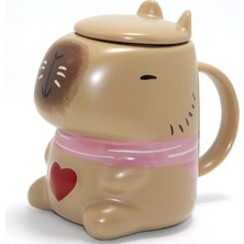 Drop Tedarik 3D Capybara Tasarımı Porselen Kupa Bardak ALK4510