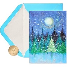Uravas Store Papyrus Noel Kartları, Zarflar, Mucizeler, Mutluluk ve Yılın Huzuru, Noel Ağacı (14 Adet)
