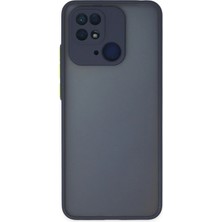Uravas Store Mey Ithalat®   Redmi 10C Kılıf Montreal Silikon Kapak - Lacivert