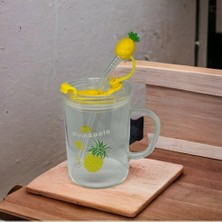 Uravas Store Mey Ithalat® Ananas Tasarımlı Kupa Bardak