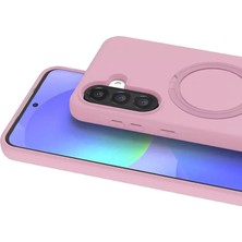 Uravas Store Mey Ithalat®  Samsung Galaxy A37 5g Regal Magsafe Standlı Kapak - Açık Pembe