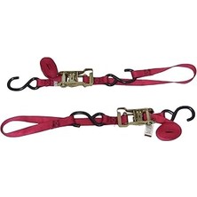 Uravas Store Ancra 49498-10 Kırmızı 1 "x 69" Entegre Yumuşak Kancalı Mandallı Toka Bağları