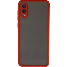 Modamizo Mey Ithalat® Samsung Galaxy A02 Kılıf Montreal Silikon Kapak - Kırmızı