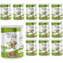 Uravas Store Prostar Yetişkin Köpek Kuzulu Pate 400 gr x 12 Adet