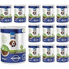Uravas Store Pawpaw Yavru Köpek Kuzulu ve Jöleli Konserve Mama 400 gr x 12 Adet