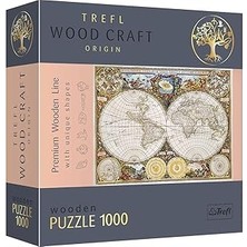 Uravas Store Trefl - Woodcraft 1000 Element, Ahşap El Sanatları, Düzensiz Şekiller, 100 Seyahat Karakteri, Moder