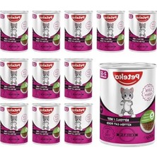 Yavru Kedi Biftekli ve Jöleli Konserve Mama 400 gr x 12 Adet