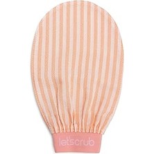 Uravas Store Premium Ekru Zebra Banyo Duş Kesesi Peeling ELDIVENI%100 Floş Ipek Normal Ciltler Için