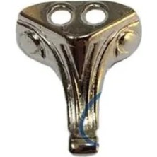 Moda Taşlı Ahşap, Mdf, Sunta Sandık Ayağı, Kutu Ayak 1,5 cm - Nikel