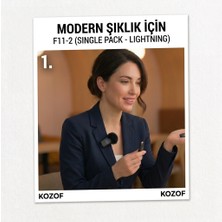 Kablosuz Tüylü Yaka Mikrofonu Wireless Canlı Yayın Ios ve Android Uyumlu Yaka Mikrofonu