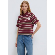 Mavi Scobby Doo Baskılı Bordo Tişört 1614046-91112