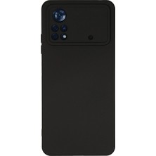 Modamizo Mey Ithalat® Poco X4 Pro 5g Kılıf Nano Içi Kadife Silikon - Siyah