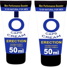 Bezos O Caps Cream Natural Booster Erkeklere Özel Krem 50 ml x 2 Adet