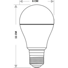Cata E27 220V 12W 6400K Dimlenebilir LED Ampul