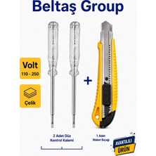 Beltaş Group Düz Kontrol Kalemi Maket Bıçağı Falçata