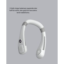 Zero Land Zengemtr Taşınabilir Boyun Fanı Sessiz Çalışma ve USB Şarj Özellikli