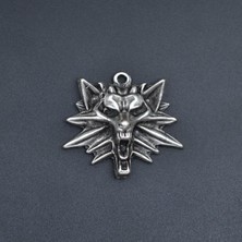 Alooya Asi Witcher 3 Boyutlu Gümüş Kaplama Kolye Ucu