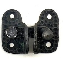 Antika Tarz Dekoratif Pirinç Mini Kapak Mandalı - 40X45 Mm, Oksit