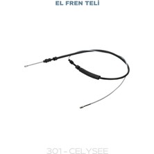 Yerli Peugeot 301, Celysee 1.5, 1.6 Hdi El Fren Teli, Arka Sol-Sağ, 9674414480