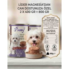 Rose Pretty Yavru Köpek Yaş Mama Kuzu Etli Ezme ( Pate) 2 x 400 gr Konserve Mama