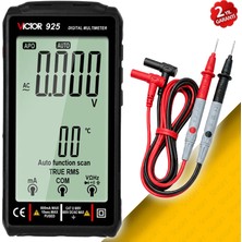 Sevgift True Rms Dijital Multimetre | Akıllı Avometre | Ncv Temassız Voltaj Testi | Type-C Şarjlı