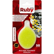 Ruby Bulaşık Makinesi Koku Kötü Koku Önleyici -Uzun Süreli Etki Ferah Limon Kokusu Tüm Makinelere Uyumlu