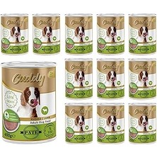 Uravas Store Cuddy Yetişkin Köpek Kuzulu Pate 400 gr x 12 Adet