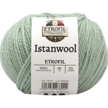 Etrofil Istanwool Örgü İpi Haki %100 Türk Yünü 50g 125m (74373)