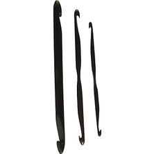 Uravas Store Lacis TT36 Çift Uçlu Abanoz Tığ 3/pkg-D4/3 mm – 7,6 Cm, F6/4 mm – 8,9 Cm, J10/6–10,2 cm
