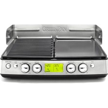 Greenpan Elite Xl 45 cm Smart Grill Izgara | Thermolon™ Volt Seramik Yüzey | Pfas, Pfoa, Ptfe Içermez | Minimum Duman Teknolojisi | 2200 W